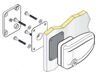 Fiamma Safe Door grau