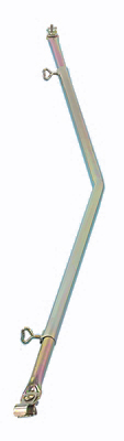 Dachauflagestange abgewinkelt, Stahl 110-180 cm Dachauflagestange abgewinkelt, Stahl 110-180 cm