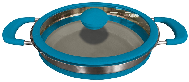 EuroTrail Pfanne mit Deckel 3,5 l köningsblau EuroTrail Pfanne mit Deckel 3,5 l köningsblau
