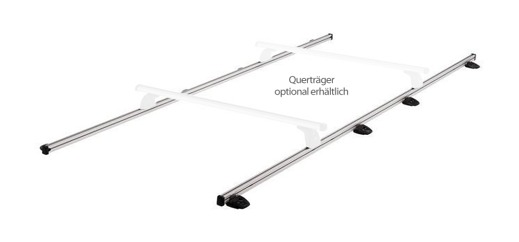 Thule SmartClamp L3H2 System für Fiat Ducato 344 cm Längsschienen Standard