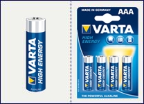 Batterie Microzellen AAA (4er-Pack)